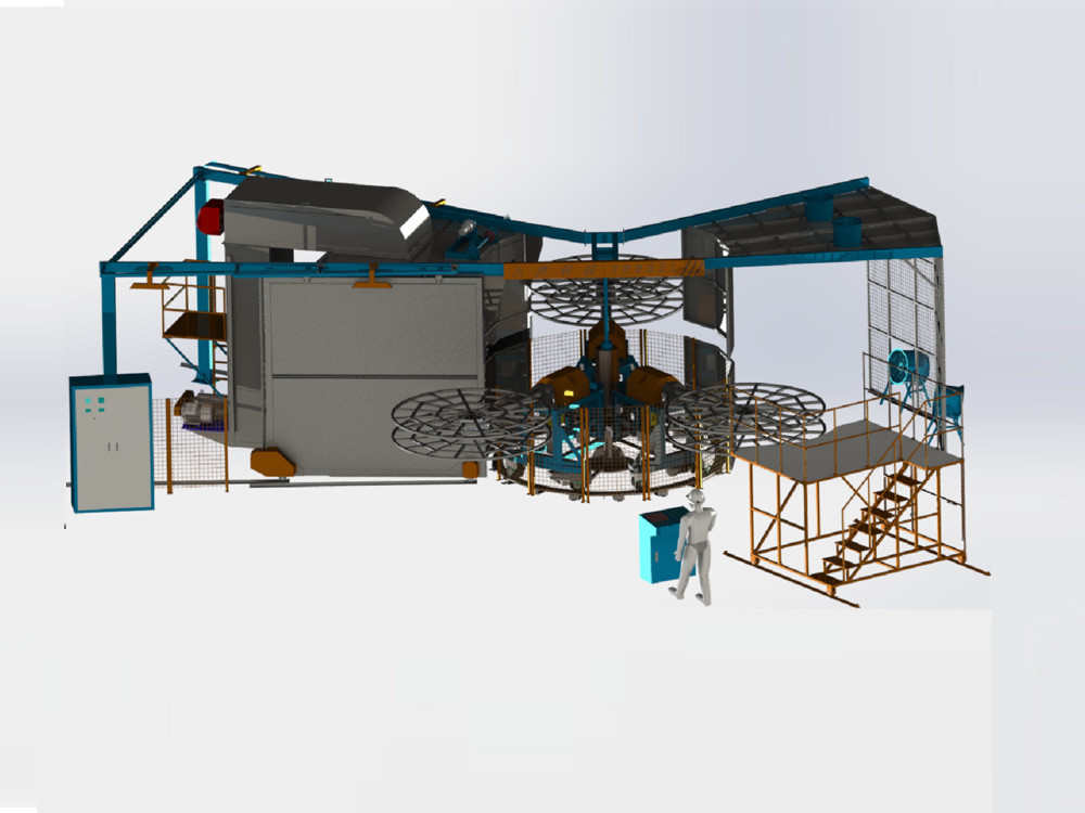 Blog công ty mới nhất về Máy cán nhựa quay tháp dẫn đầu sự đổi mới của quy trình quay và cải thiện hiệu quả sản xuất và chất lượng