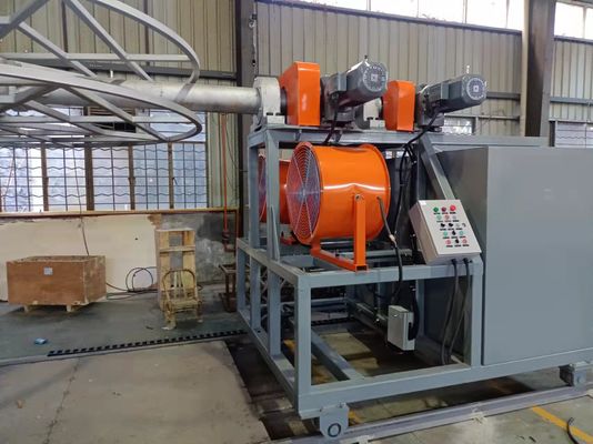 Mua A gas-heated rotational molding machine with remote control operation.  Automatic 2-Arm Rotational Molding Machine sản xuất trực tuyến