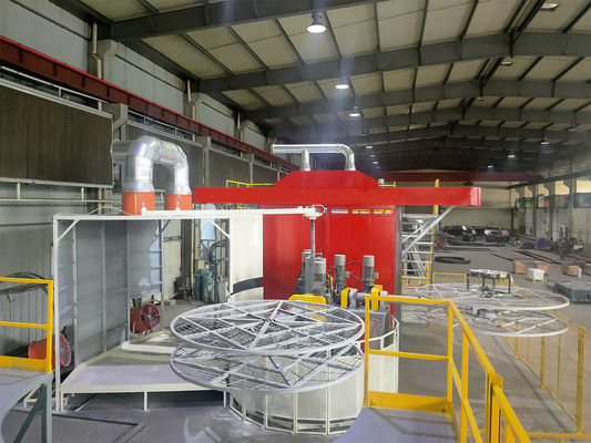 Mua Polyethylene Turret Rotational Molding Equipment PLC Control System 1000 Liters sản xuất trực tuyến