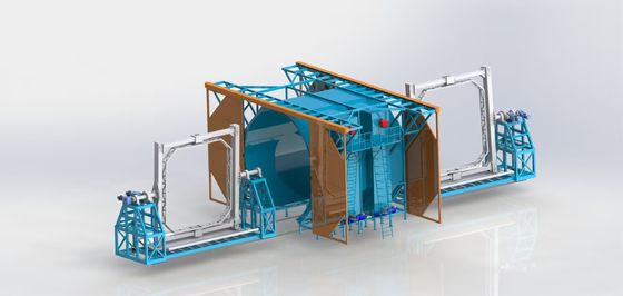 Mua Large Dual-Station Automatic Rotational Molding Machine  Large Storage Tank Rotational Molding Machine sản xuất trực tuyến